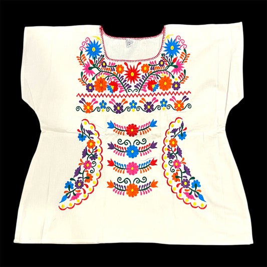 Embroidered Floral Blouse